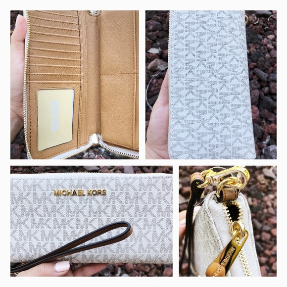 Black Friday Double Zip around JET SET Wallet - Picture 7 of 7